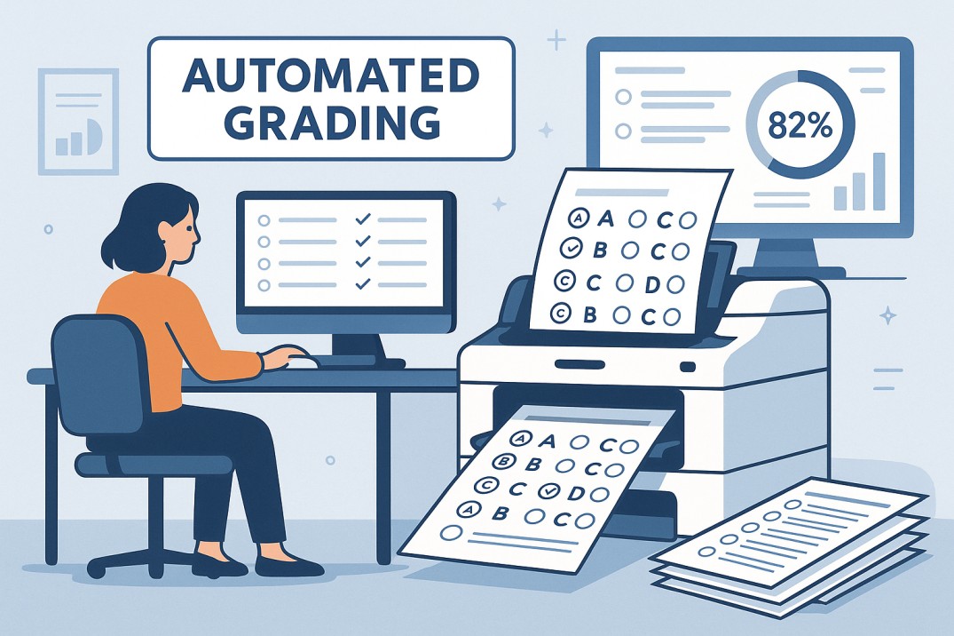 From Grading Grind to Instant Results: Automating Multiple-Choice Exams